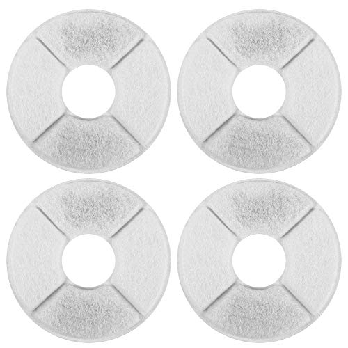 Hommii 4pcs Filtros de Repuesto para Filtros de Fuente de Agua 4 pcs Water Fountain Filters