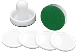 HILAI Juego de Hockey de Aire de Mesa, 2 Piezas de 96 mm de avión Air Hockey Pucks Reemplazo de Hockey de Aire Juego de Hockey sobre Hielo Pucks Pucks para la Mesa Familia Family Football