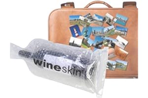 LUDI-VIN Pochette Wineskin transparente 1 blle REUTILISABLE