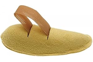 CANONBURY Crescent Shaped Chamois Leather Toe Props | Comfortable Elasticated Toe Loop