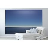 Blue Water - Wandbild im Alu-Systemrahmen ★ Riesige 255x170cm ★ Meer große moderne Fotokunst, XXL Fotografie-Kunst, Fine-Art, neues Design, hochwertige Textil-Leinwand, Alu-Rahmen, schönes Aluminium, B1