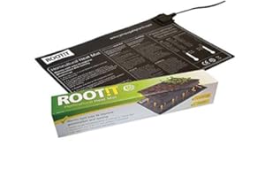 HOLLAND HYDROPONICS Root It Hydroponics Heat Mats Hobby Heated Propagation Heaters S M L Root!t (ROOT!T Hobby Heat Mat - Small - 11w)
