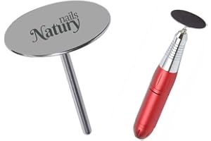 Natury Nails Punta base da 25 mm per giradischi sostituibili. Pedicure per calli e ruvidità (BASE DRILL)