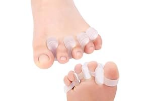 HAOFY Hallux Valgus Correcteur, Separateur Orteil Gel pour Orteils Marteau, Griffe, Ecarteur d'orteils pour Femmes et Hommes, Soulagement Instantané de la Douleur Espaceurs d'orteils