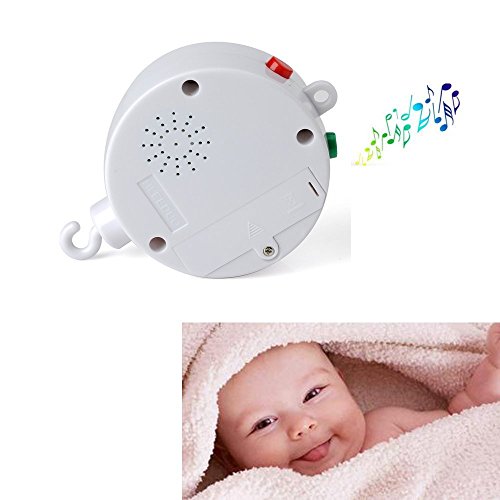 VicTsing ABS Auto Mobile Music Musical Box for Baby Crib Bed, Play 12 Tunes