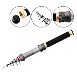 Posición: Ocean Boat Fishing Xingfu-Rods, Mini caña de Pescar telescópica de Carbono superduro Polo de Giro Ultra Ligero exótico
