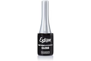 Estrosa Top Coat Smalto Semipermanente, Gloss Antigraffio 14 ml, Lucidante per Lampada