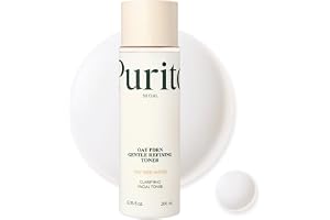 PURITO Oat PDRN Gentle Refining Toner 200 ml 6,76 fl.oz, koreansk havre-exfolierande toner 99% ren havre PDRN, fuktgivande oc