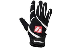 BARNETT FRG-03 professional receiver football gloves, RE, DB, RB (Black)