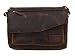 Produktbild TUSC Triton Braun Leder Tasche Laptoptasche bis 17 Zoll Herren Umhängetasche Aktentasche Schultertasche für Büro Notebook Messenger Bag Laptop iPad, Größe- 41x31x12 cm