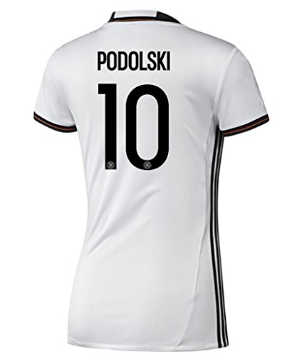 Trikot Damen Adidas DFB EM 2016 Home – Podolski 10 (XL)