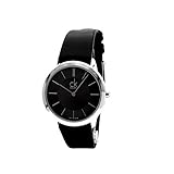 Calvin Klein Herren Analog Quarz Uhr mit Leder Armband K3M221C4