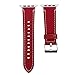 Produktbild TianranRT Mode Leder Ersatz Armband Riemen Band Für Apple Watch Serie 4 40 mm (Rot)