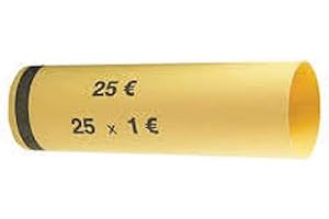 CECONCEPT Monetique L1000TP100 Carton de 1000 tubes papier pour pièces 1,00 euro