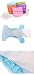 LukLoy - Teen / Adults Cloth Diapers with 2pcs Inserts for Incontinence Care -Dual Opening Pocket Washable Adjustable Reusable Leakfree (Blue)