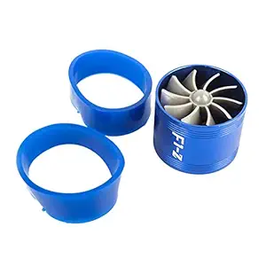 Elegant Essence Air Intake Turbo Turbocharger Fuel Gas Saver Fan Blue