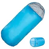 Tamaño: 230 x 100 x 100 cm Highlander Sleephaven, Sacos de Dormir, Azul (Azurblau), 230 x 100 x 100 cm