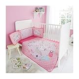 Juego incluido: COVERLET: 100 x 120, PARACHOQUES 35 x 155, HOJA ADAPTABLE JERSY: 70 x 140.