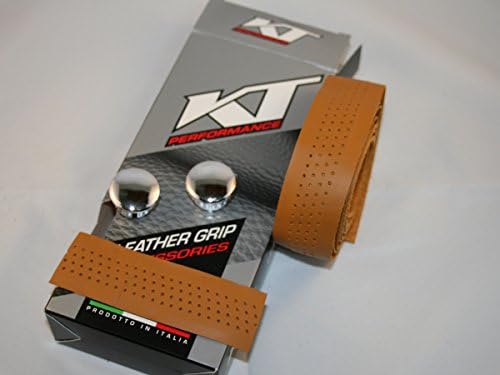Bike Bicycle Handlebar Tape Wrap in Leather. Vero Cuoio. 2 PCS. Made In Italy. Honey colour.