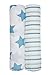 Lässig 2er Set Swaddle & Burp Blanket Puckdecke/Spuckdecke 100% Baumwolle Mulltuch weich kuschelig 120 x 120 cm, Stars und Stripes Boys