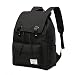 Produktbild Valleycomfy Leinwand Rucksack Frauen / Männer Reisetasche Casual Einfacher Junge / Studentin Taschen Bis Zu 15,6 "(schwarz)