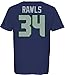 Produktbild NFL Football T-Shirt SEATTLE SEAHAWKS Thomas Rawls Eligible Receiver in LARGE (L)