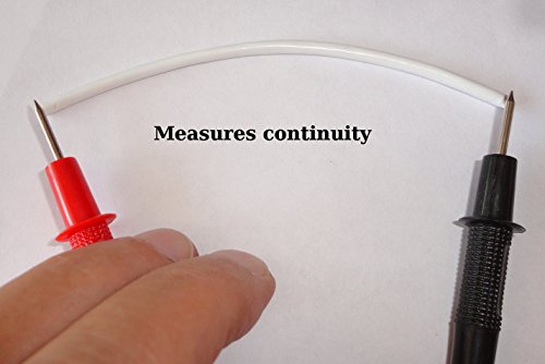 Qprods – Digital-Multimeter. Hintergrundbeleuchtung, Hold-Funktion. Maßnahmen Volt, Ampere, Ohm, Temperatur, Kontinuität, Dioden. Überlastschutz. 2 Jahre Herstellergarantie. Mit Batterie - 4