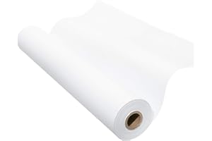 BEIBOON White Drawing Art Paper Roll 38cm x 30m Gift Wrapping Easel Paper for Drawing Painting Sketching, Bulletin Board & Poster Banner