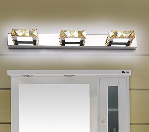 mmn LED, crystal, three, mirror front light, simple, bathroom, bathroom, wall lamp, European, mirror cabinet, cosmetic lamp mmn