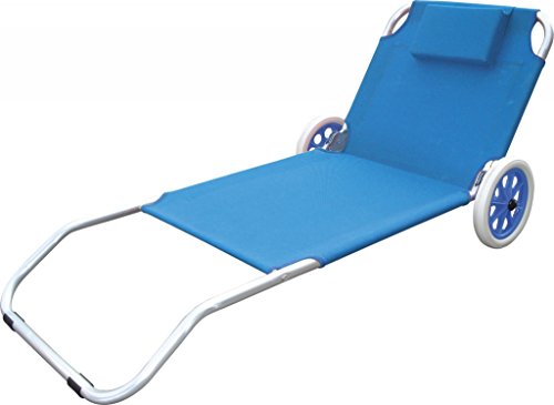 Preisvergleich Produktbild Liegestuhl mit Rädern, Trolley