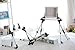 Produktbild Xcellent Global Vertstellbar Tragbar Zusammenklappbar Halter Stand füt jedes IPAD/ PHONE/ Tablet