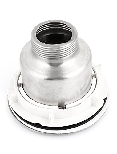 Metallic Waschbecken Sink ablassen Siebkorbfilter Silber Ton - 3