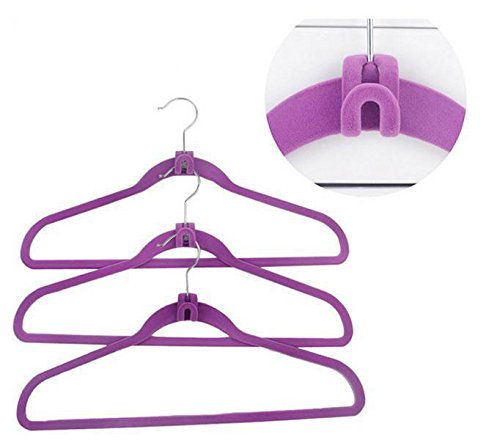 Teensery 20 Stück Mini Cascading Haken Aufhänger Aufhänger Steckverbinder Für Kunststoff Metall Holz beflockt Huggable Stil Kleiderbügel (grau) - 3