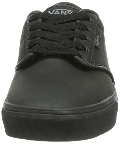Vans ATWOOD Herren Sneakers Schwarz ((Leather)Blk/Bl L3B)