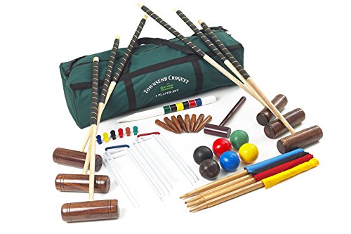 Garden Games Limited Jardín Juegos Townsend 6 Jugador Croquet Situado en Bolsa