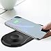 Produktbild Jamicy® Qi Wireless-Schnellladegerät, 2-in-1 Ladegerät kompatibel mit iPhone XS/XS Max/XR/Samsung Glaxy S10 / Huawei P30 / Mate 20 / Apple Watch Series 4/3/2 (Schwarz)
