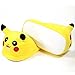 Produktbild Carchet 1707 - Witzige Pokemon Onesize Haus-Schuhe aus Plüsch für Erwachsene in vielen Designs, Pikachu - hinten offen, gelb