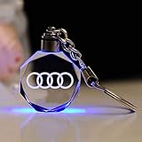 auto logos liste Buntes Kristall Flash Glas LED Schlüsselanhänger Anhänger klein Geschenk