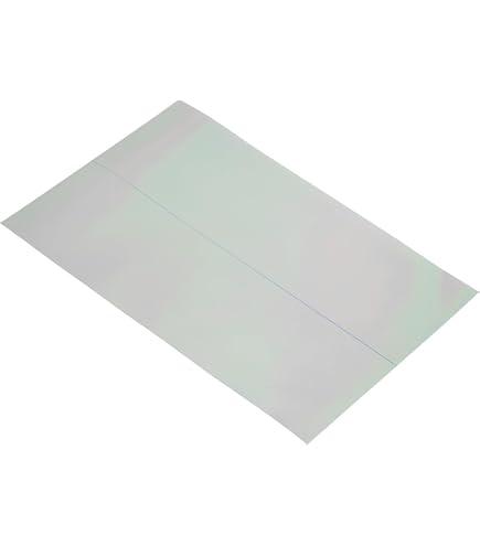 Liovitor Film Polarisant Linéaire LCD/LED Filtre Polarisant Feuille De Film Polarisant Pour Photographie De Polarisation 15PCS (avec Adhésif