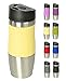 Produktbild WELLGRO® Thermobecher 400 ml - Edelstahl - BPA-frei - Isolierbecher - Farbe wählbar, Farbe:Creme