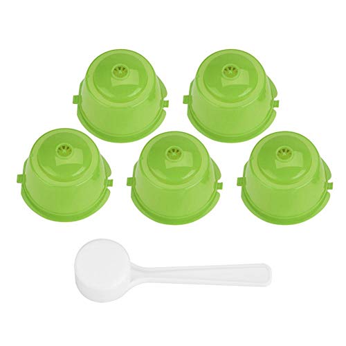 5Pcs Reusable Refillable Capsules Pods for Nescafe Capsula Dolce Gusto Machines Maker Nespresso Coffee Capsule Pod Cup Cafeteira