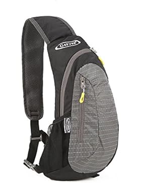 G4Free Leichte Brust Sling Schulter Rucksäcke Nette Umhängetasche Dreieck Pack Rucksack zum Wandern Radfahren...