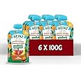 Heinz Peach, Mango, Banana & Apple Fruit Pouch, 4+months,100 g (Pack of 6)