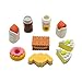 Homgaty 9Pcs Cake Biscuit Cookies Novelty Cute Food 3D Eraser Rubber Stationery Kids Gift (Cake Cookies Series)