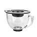 Produktbild KitchenAid 4.8 L Tilt-Head Glasschale mit Messwertmarkierungen & Deckel