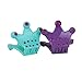 36pcs Crown Shape Plastic Hair Claw Clips Girl's Christmas Gift Assorted Color