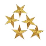 bordados ropa de cama 10 estrellas doradas bordados en parches termoadhesivo para ropa, cazadoras, bolsos, gorros, mochilas, estuche, ... Para manualidades, scrapbooking y decoración y costura Podremos decorar álbumes, cajas, trabajos, también cosidos en los complementos infantiles como gorros o chaquetas..