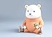Produktbild Unbekannt Sparschwein Spardose anime one piece Bär Polar Kunst
