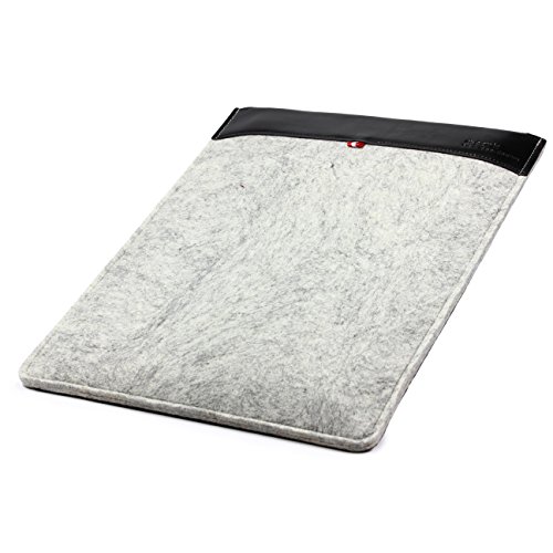 Original Urcover® Handgefertige Fashion Designer Mac-book Pro 13 Zoll Tasche Hülle Tasche Sleeve dpark Style Notebooktasche Laptophülle 13 Zoll Hell Grau Schwarz - 5
