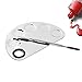 niceEshop(TM) 2Pc Nail Art, Make-up, Eye Shadow Dappen Dish For Paint Color Mixing Palette Set
